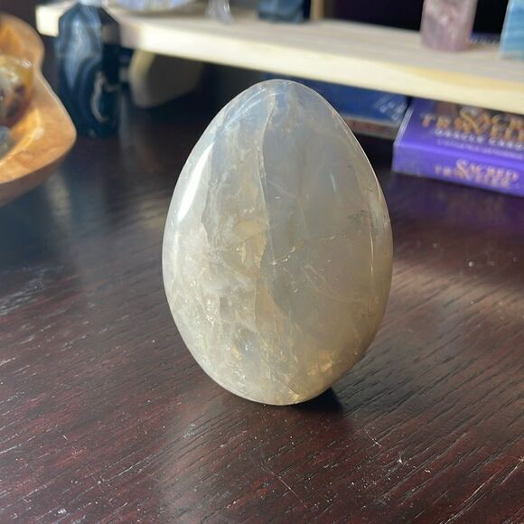 Smoky Quartz Agate Mountain with rainbow - Picture 4 of 4